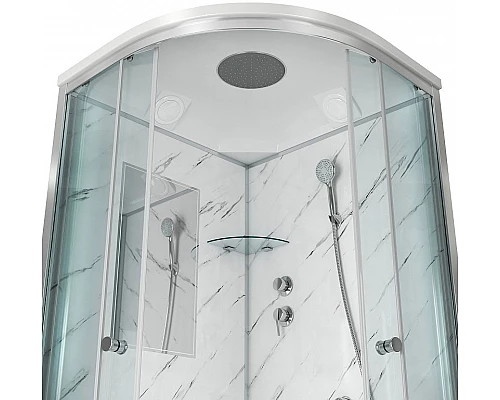 Приобрести Душевая кабина Niagara Lux 90x90 NG-7701M без гидромассажа в магазине сантехники Santeh-Crystal.ru