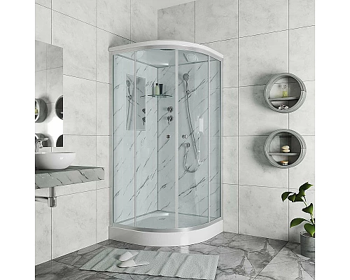 Приобрести Душевая кабина Niagara Lux 90x90 NG-7701M без гидромассажа в магазине сантехники Santeh-Crystal.ru