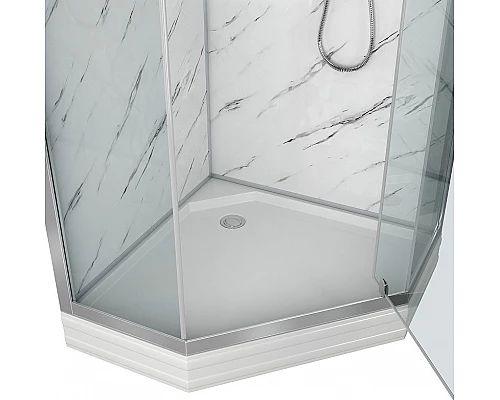 Приобрести Душевая кабина Niagara Lux 100x100 NG-7702DM без гидромассажа в магазине сантехники Santeh-Crystal.ru