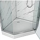 Приобрести Душевая кабина Niagara Lux 100x100 NG-7702DM без гидромассажа в магазине сантехники Santeh-Crystal.ru