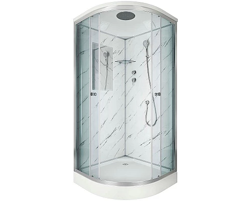 Заказать Душевая кабина Niagara Lux 100x100 NG-7702M без гидромассажа в магазине сантехники Santeh-Crystal.ru