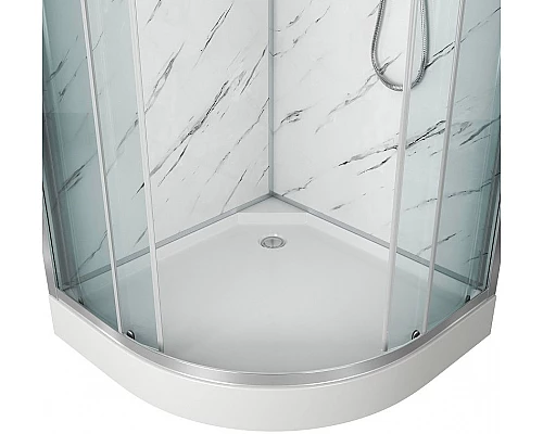 Заказать Душевая кабина Niagara Lux 100x100 NG-7702M без гидромассажа в магазине сантехники Santeh-Crystal.ru