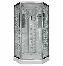 Душевая кабина Niagara Lux NG-7717W 100x100 с гидромассажем