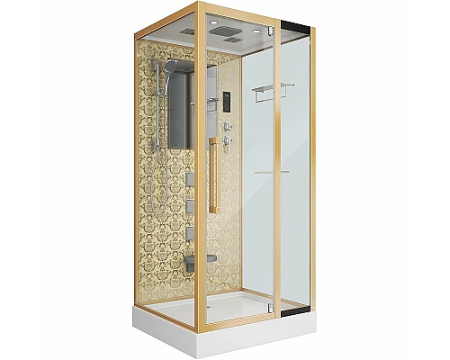 Заказать Душевая кабина Niagara Lux NG-7714G 100x90 с гидромассажем в магазине сантехники Santeh-Crystal.ru