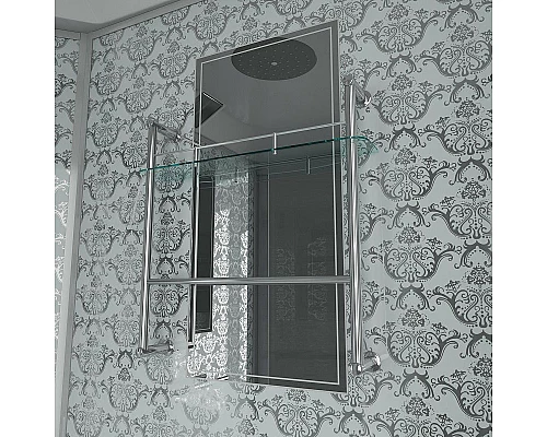 Приобрести Душевая кабина Niagara Lux 120x120 NG-7744W с гидромассажем в магазине сантехники Santeh-Crystal.ru