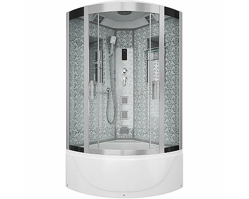 Приобрести Душевая кабина Niagara Lux NG-7710W 100x100 с гидромассажем в магазине сантехники Santeh-Crystal.ru