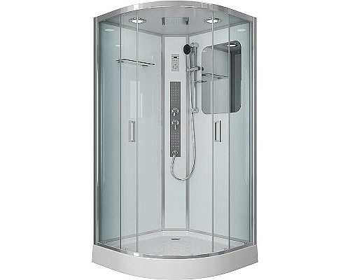 Приобрести Душевая кабина Niagara Premium 100x100 NG-6002-01G с гидромассажем в магазине сантехники Santeh-Crystal.ru