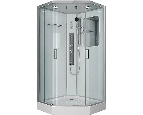 Купить Душевая кабина Niagara Premium 100x100 NG-6002-01GD с гидромассажем в магазине сантехники Santeh-Crystal.ru