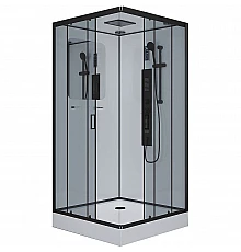 Душевая кабина Niagara Premium 100x100 NG-6902-01GQ Black с гидромассажем
