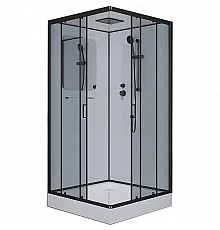 Душевая кабина Niagara Premium 100x100 NG-6902-01Q Black без гидромассажа