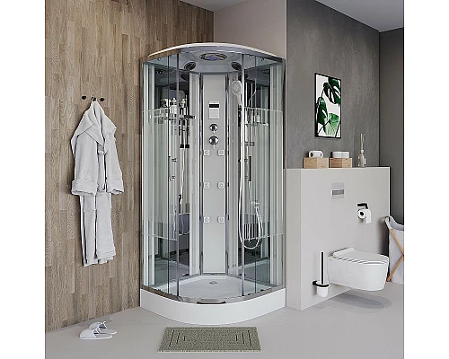 Заказать Душевая кабина Niagara Ultra 90x90 NG-701-01 с гидромассажем в магазине сантехники Santeh-Crystal.ru