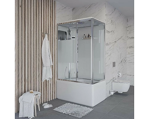 Приобрести Душевая кабина Niagara Ultra 120x80 L NG-307-01L с гидромассажем в магазине сантехники Santeh-Crystal.ru