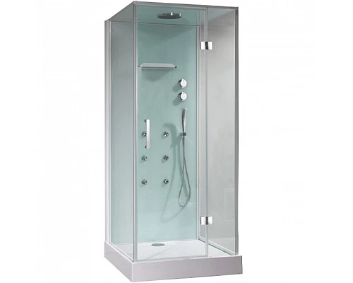 Заказать Душевая кабина Orans 90x100 86120s0 с баней профиль Белый задние стенки Белые в магазине сантехники Santeh-Crystal.ru