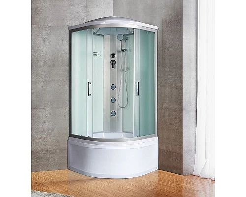 Купить Душевая кабина River Desna XL 100x100 MT 10000006149 с гидромассажем в магазине сантехники Santeh-Crystal.ru