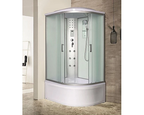 Купить Душевая кабина River Dunay XL 120x90 MT L 10000006180 с гидромассажем в магазине сантехники Santeh-Crystal.ru