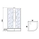Заказать Душевая кабина River Nara Light XL 90x90 МТ Б/К 10000006217 без гидромассажа в магазине сантехники Santeh-Crystal.ru