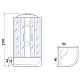 Приобрести Душевая кабина River Nara XL 90x90 МТ 10000006213 без гидромассажа в магазине сантехники Santeh-Crystal.ru