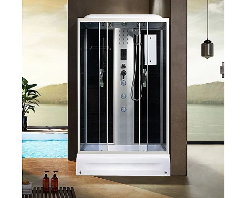 Купить Душевая кабина River Sena 120x80 ТН 10000001451 с поддоном в магазине сантехники Santeh-Crystal.ru