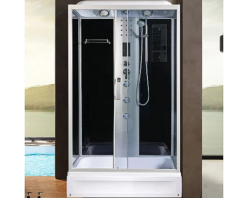 Заказать Душевая кабина River Vitim 120x80 ТН 10000003220 с поддоном в магазине сантехники Santeh-Crystal.ru