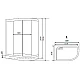 Заказать Душевая кабина Timo Standart 120х85 T-5502L без гидромассажа в магазине сантехники Santeh-Crystal.ru