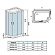 Заказать Душевая кабина WeltWasser WW500 Werra 1202 120x90 R 10000003329 без гидромассажа в магазине сантехники Santeh-Crystal.ru
