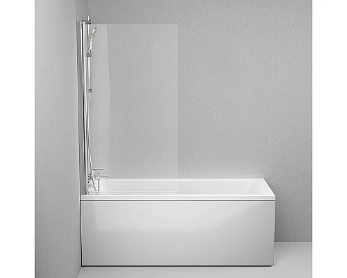 Заказать Шторка на ванну AM.PM Gem 80 W90BS-D080-140CT профиль Хром стекло прозрачное в магазине сантехники Santeh-Crystal.ru
