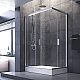 Купить Душевой уголок AM.PM Gem 120x80 W90G-404-120280-MT профиль Хром матовый стекло прозрачное в магазине сантехники Santeh-Crystal.ru