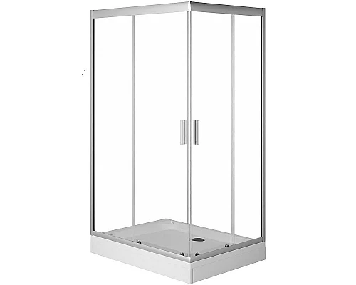 Купить Душевой уголок AM.PM Gem 120x90 W90G-404-120290-MT профиль Хром матовый стекло прозрачное в магазине сантехники Santeh-Crystal.ru