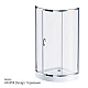 Купить Душевой уголок AM.PM Like Solo Slide 90x90 W83G-315-090CT профиль Хром глянцевый стекло прозрачное в магазине сантехники Santeh-Crystal.ru