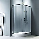 Купить Душевой уголок AM.PM Like Solo Slide 120х80 W83G-302U120CT профиль Хром глянцевый стекло прозрачное в магазине сантехники Santeh-Crystal.ru