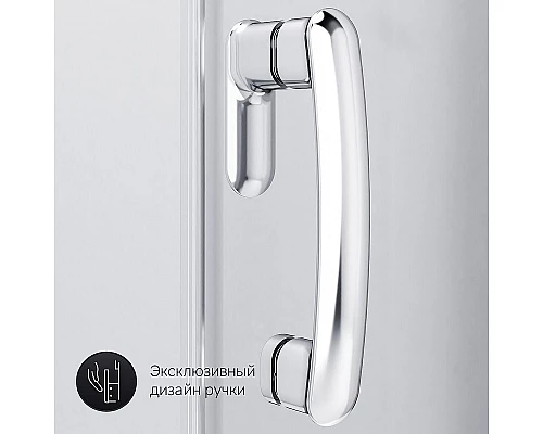 Купить Душевой уголок AM.PM Like Solo Slide 120х80 W83G-302U120CT профиль Хром глянцевый стекло прозрачное в магазине сантехники Santeh-Crystal.ru