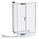 Купить Душевой уголок AM.PM Like Solo Slide 120х80 W83G-302U120CT профиль Хром глянцевый стекло прозрачное в магазине сантехники Santeh-Crystal.ru