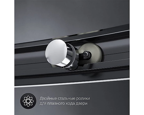 Приобрести Душевой уголок AM.PM Like Solo Slide 120х80 W83G-302U120CG64 профиль Хром матовый стекло тонированное в магазине сантехники Santeh-Crystal.ru