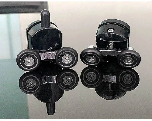 Купить Душевой уголок Abber 100х100 AG01100B профиль Черный стекло прозрачное в магазине сантехники Santeh-Crystal.ru