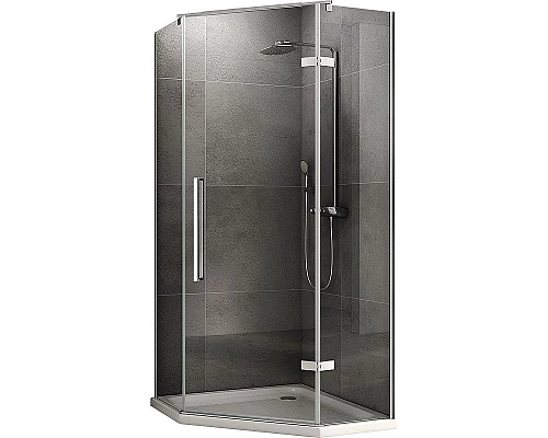 Заказать Душевой уголок Abber Ewiges Wasser 100х100 AG05100 профиль Хром стекло прозрачное в магазине сантехники Santeh-Crystal.ru