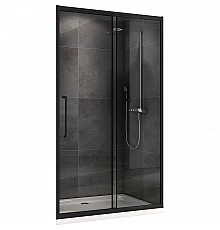 Душевая дверь Abber Schwarzer Diamant 160 AG30160BH профиль Черный стекло прозрачное