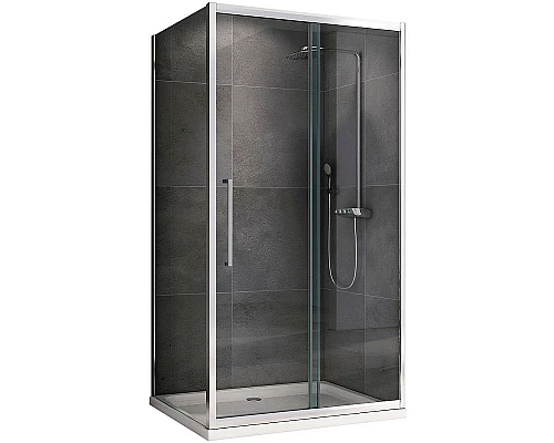 Приобрести Душевой уголок Abber Schwarzer Diamant 170x70 AG30170H-S70 профиль Хром стекло прозрачное в магазине сантехники Santeh-Crystal.ru