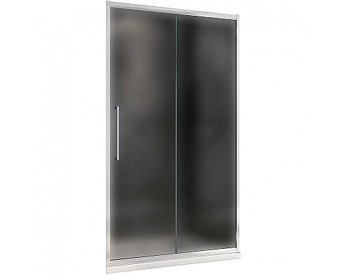 Купить Душевая дверь Abber Schwarzer Diamant 160 AG30160MH профиль Хром стекло матовое в магазине сантехники Santeh-Crystal.ru