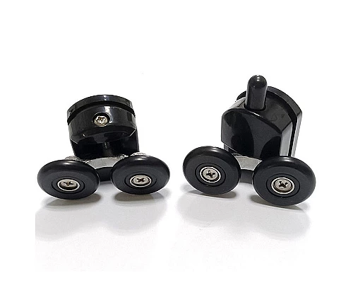 Купить Душевой уголок Abber Schwarzer Diamant 120x85 AG30120BH-S85B-S85B профиль Черный стекло прозрачное в магазине сантехники Santeh-Crystal.ru