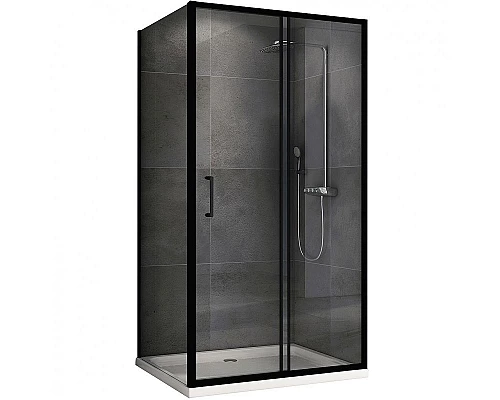 Заказать Душевой уголок Abber Schwarzer Diamant 120x90 AG30120B5-S90B5 профиль Черный стекло прозрачное в магазине сантехники Santeh-Crystal.ru