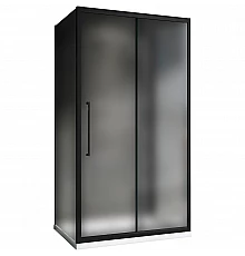 Душевой уголок Abber Schwarzer Diamant 100x80 AG30100BMH-S80BM-S80BM профиль Черный стекло матовое