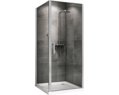 Купить Душевой уголок Abber Sonnenstrand 90x100 AG04090-S100 профиль Хром стекло прозрачное в магазине сантехники Santeh-Crystal.ru