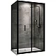 Заказать Душевой уголок Abber Sonnenstrand 90x80 AG07090B-S80B профиль Черный стекло прозрачное в магазине сантехники Santeh-Crystal.ru
