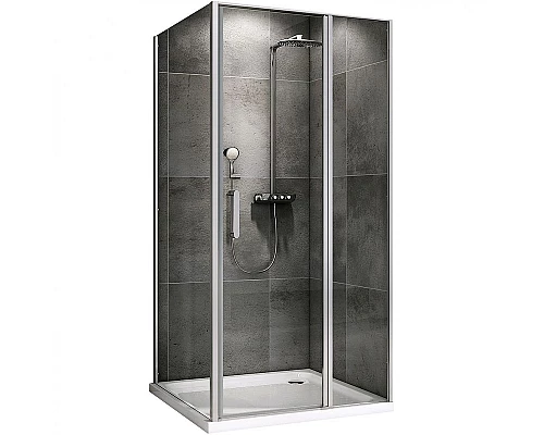 Приобрести Душевой уголок Abber Sonnenstrand 140х85 AG04140S-S85 профиль Хром стекло прозрачное в магазине сантехники Santeh-Crystal.ru