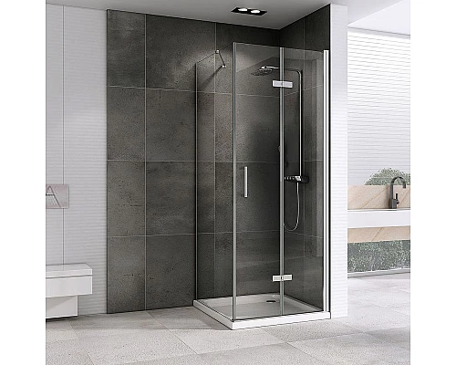 Заказать Душевой уголок Abber Zart 70x80 AG08070P-S81 профиль Хром стекло прозрачное в магазине сантехники Santeh-Crystal.ru