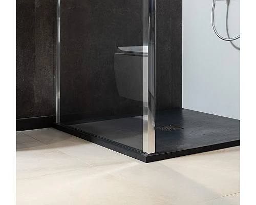 Приобрести Душевая стенка Allen Brau Priority 90 3.31016.00 профиль Хром стекло прозрачное в магазине сантехники Santeh-Crystal.ru