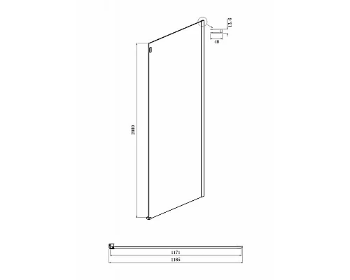 Заказать Душевой уголок Ambassador Benefit 160x120 19021105HX-120HX профиль Хром стекло прозрачное в магазине сантехники Santeh-Crystal.ru