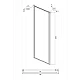 Купить Душевой уголок Ambassador Elysium 100x80 111021104KX-80KX профиль Хром стекло прозрачное в магазине сантехники Santeh-Crystal.ru