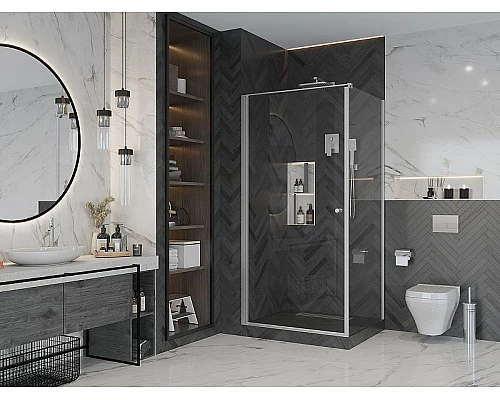 Приобрести Душевой уголок Ambassador Elysium 90x90 111011110CX-90CX профиль Хром стекло прозрачное в магазине сантехники Santeh-Crystal.ru