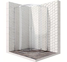 Душевой уголок Ambassador Kingston 100х100 14011105 профиль Хром стекло прозрачное